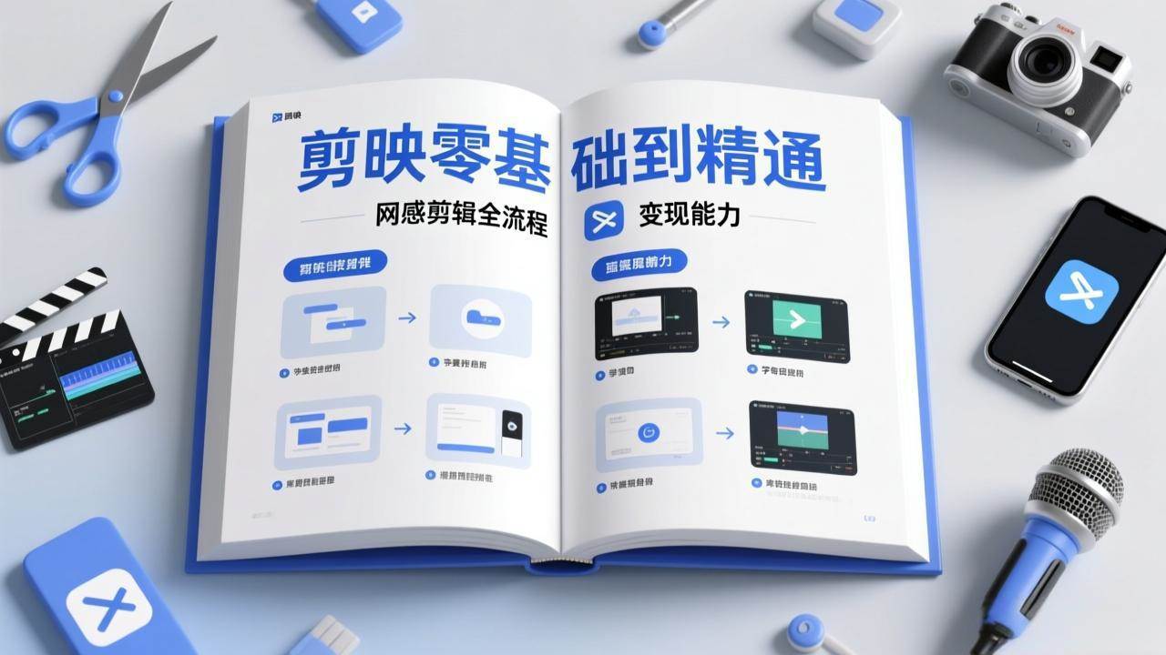 （17473期）剪映零基础也能快速上手，从入门到精通掌握网感剪辑全流程，掌握能直接变现的剪辑能力-易工具