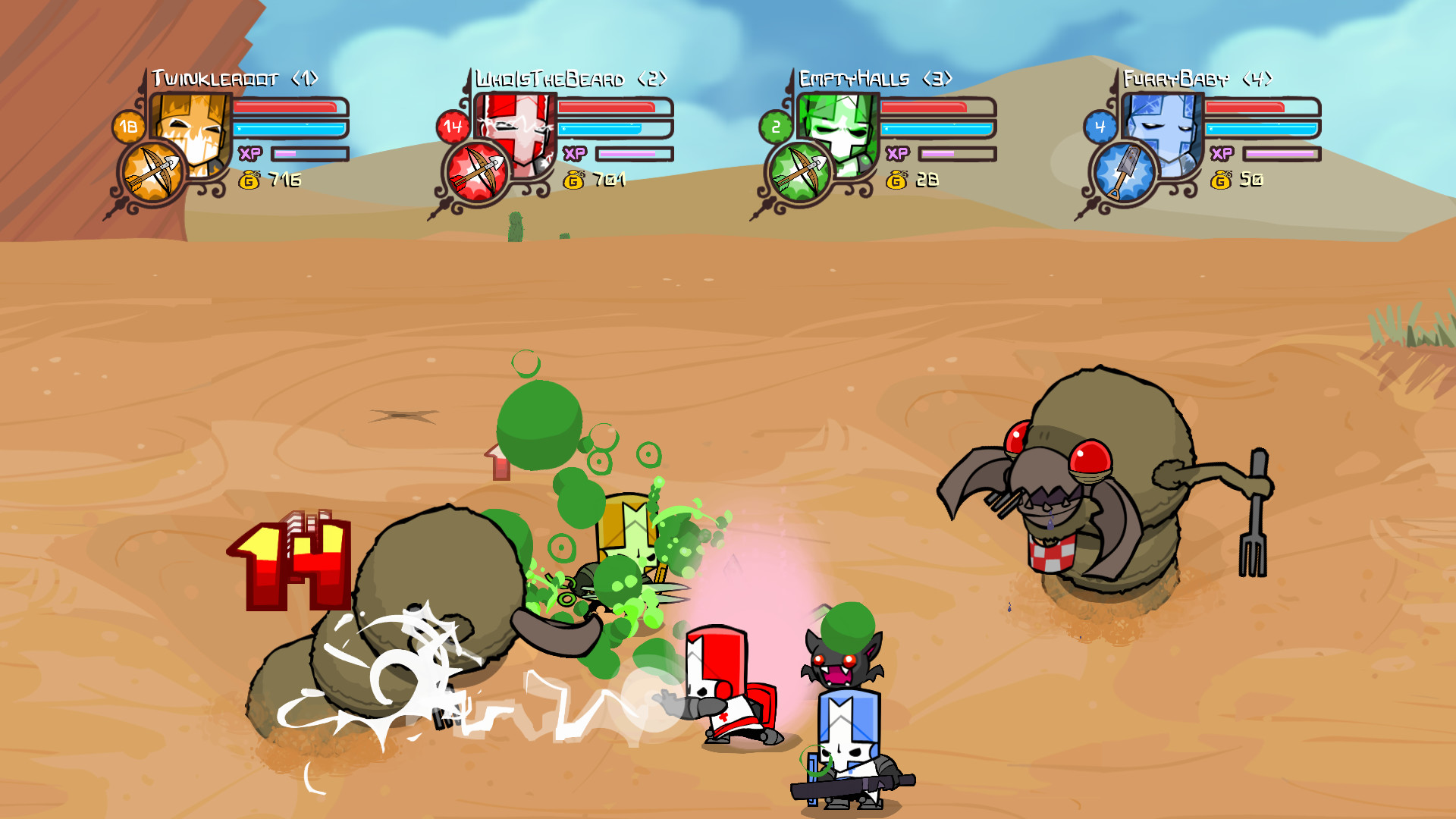 城堡毁灭者/城堡破坏者/Castle Crashers 版本更新 城堡毁灭者/城堡破坏者/Castle Crashers 版本更新