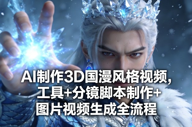 AI制作3D国漫风格视频，工具+分镜脚本制作+图片视频生成全流程-易工具