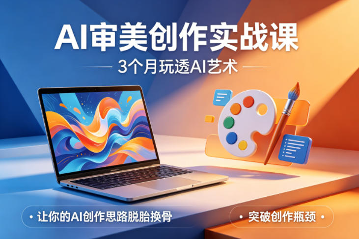 AI审美创作实战课，3个月玩透AI艺术，让你的AI创作思路脱胎换骨，突破创作瓶颈（更新0617）-易工具