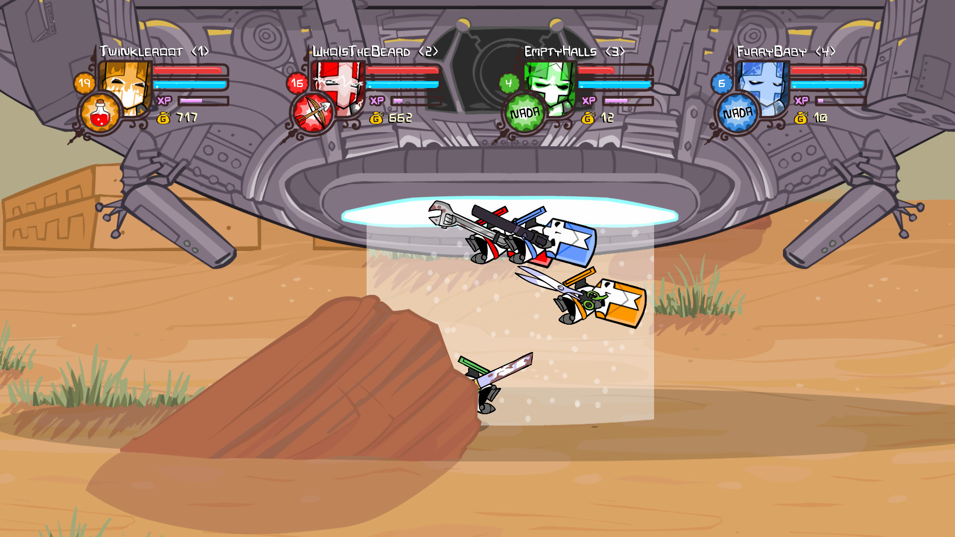 城堡毁灭者/城堡破坏者/Castle Crashers 版本更新 城堡毁灭者/城堡破坏者/Castle Crashers 版本更新