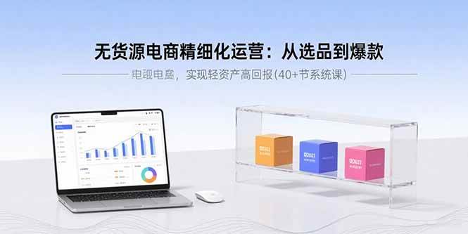 图片[1]-（15896期）无货源电商精细化运营：从选品到爆款，实现轻资产高回报(40+节系统课)-易工具