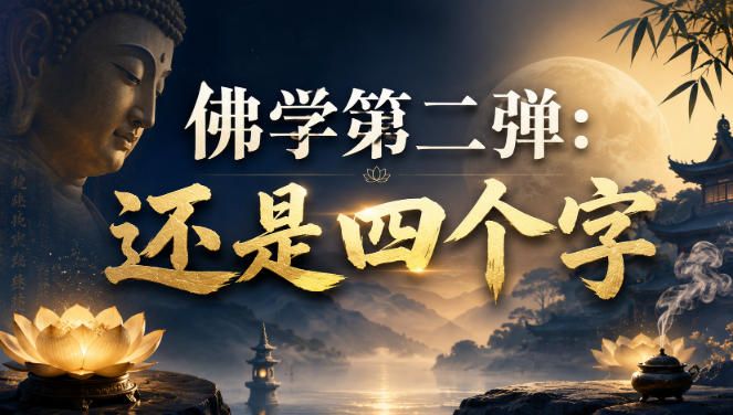 付费文章：佛学第二弹：还是四个字-易工具