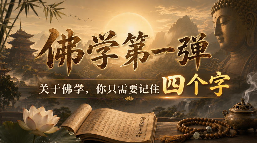 付费文章：佛学第一弹，关于佛学，你只需要记住四个字-易工具