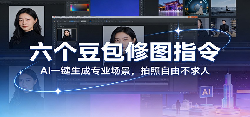 六个豆包修图指令:AI 一键生成专业场景,拍照自由不求人-易工具