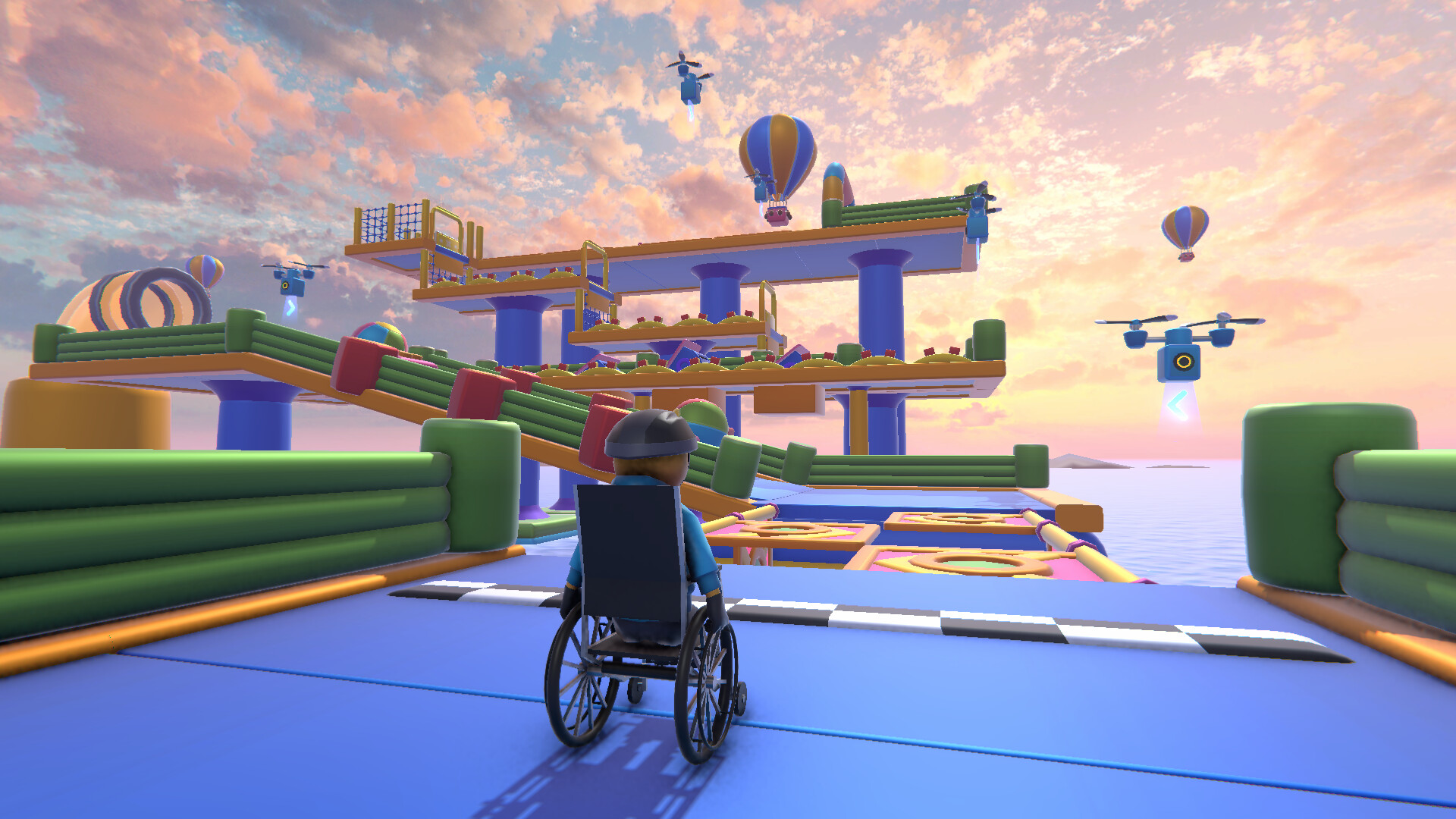 轮椅模拟器/4Wheel Challenge 轮椅模拟器/4Wheel Challenge