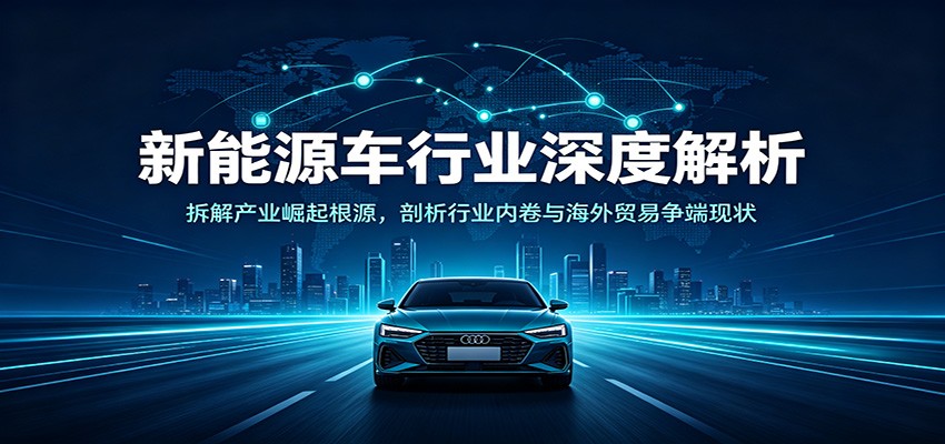 新能源车行业深度解析：拆解产业崛起根源，剖析行业内卷与海外贸易争端现状-易工具
