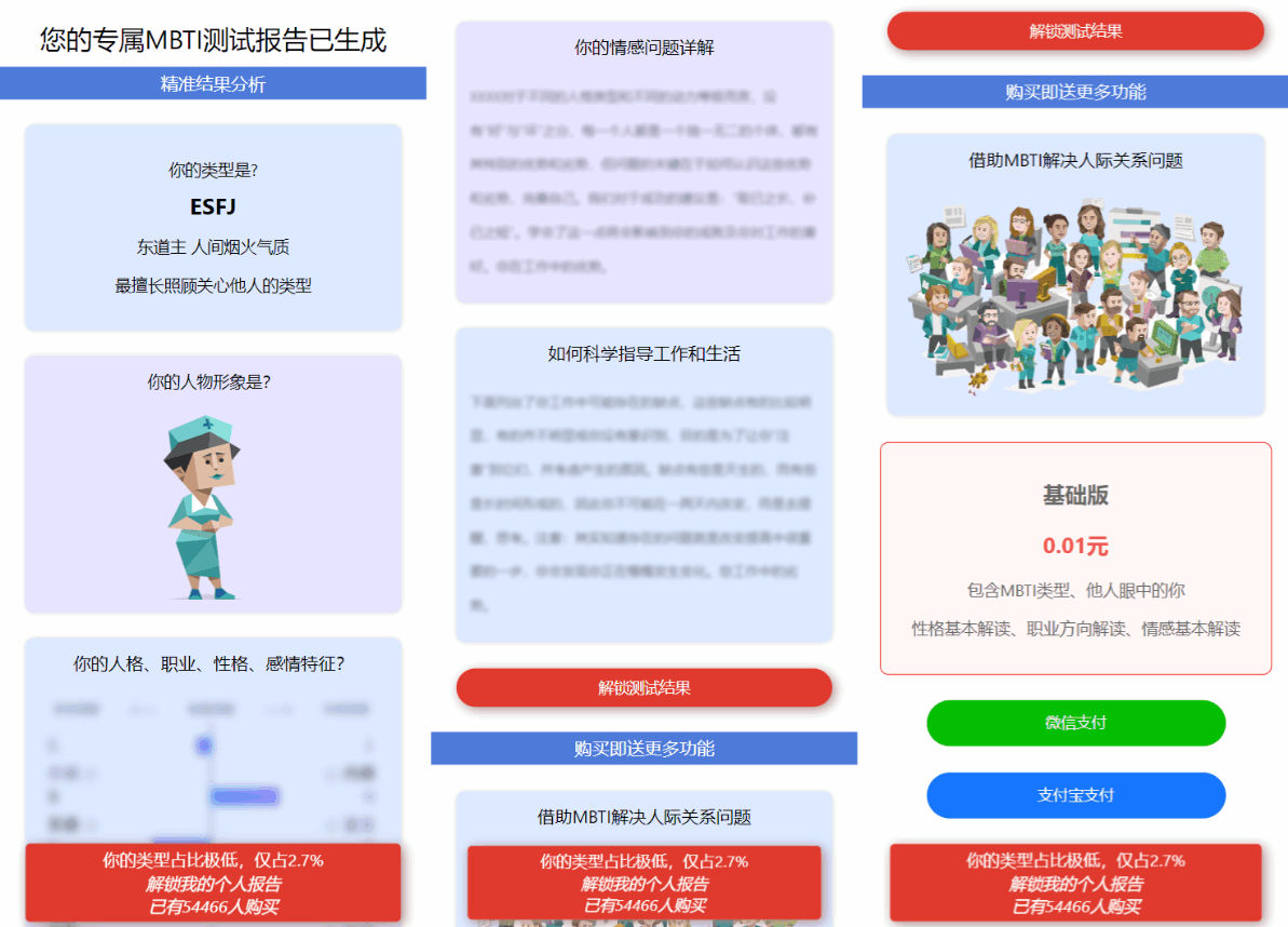 图片[4]-MBTI性格测试网站源码带h5端 亲测-易工具