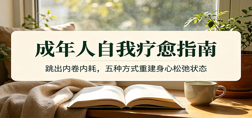 成年人自我疗愈指南:跳出内卷内耗,五种方式重建身心松弛状态-易工具