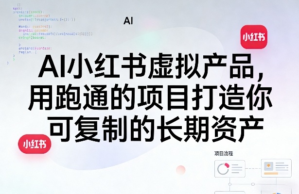 AI小红书虚拟产品，用跑通的项目打造你可复制的长期资产（更新）-易工具