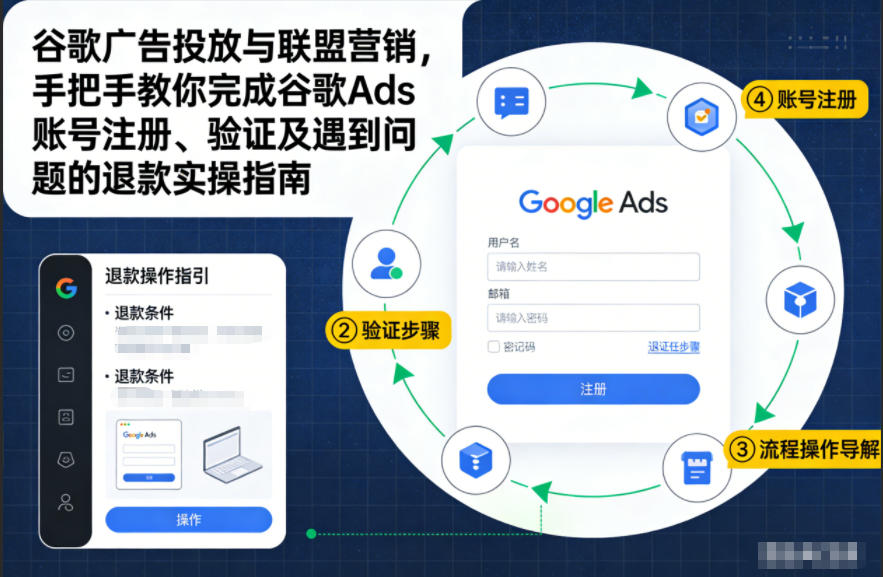 谷歌广告投放与联盟营销，手把手教你完成谷歌Ads账号注册、验证及遇到问题的退款实操指南-易工具