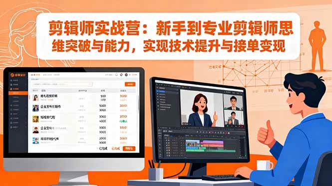 图片[1]-（16347期）剪辑师实战营：新手到专业剪辑师思维突破与能力，实现技术提升与接单变现-易工具