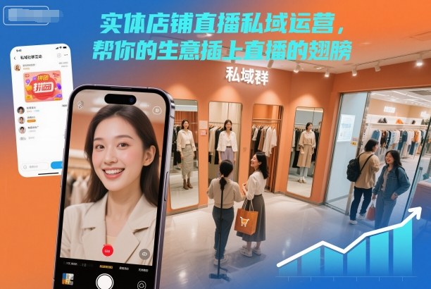 实体店铺直播私域运营,帮你的生意插上直播的翅膀-易工具