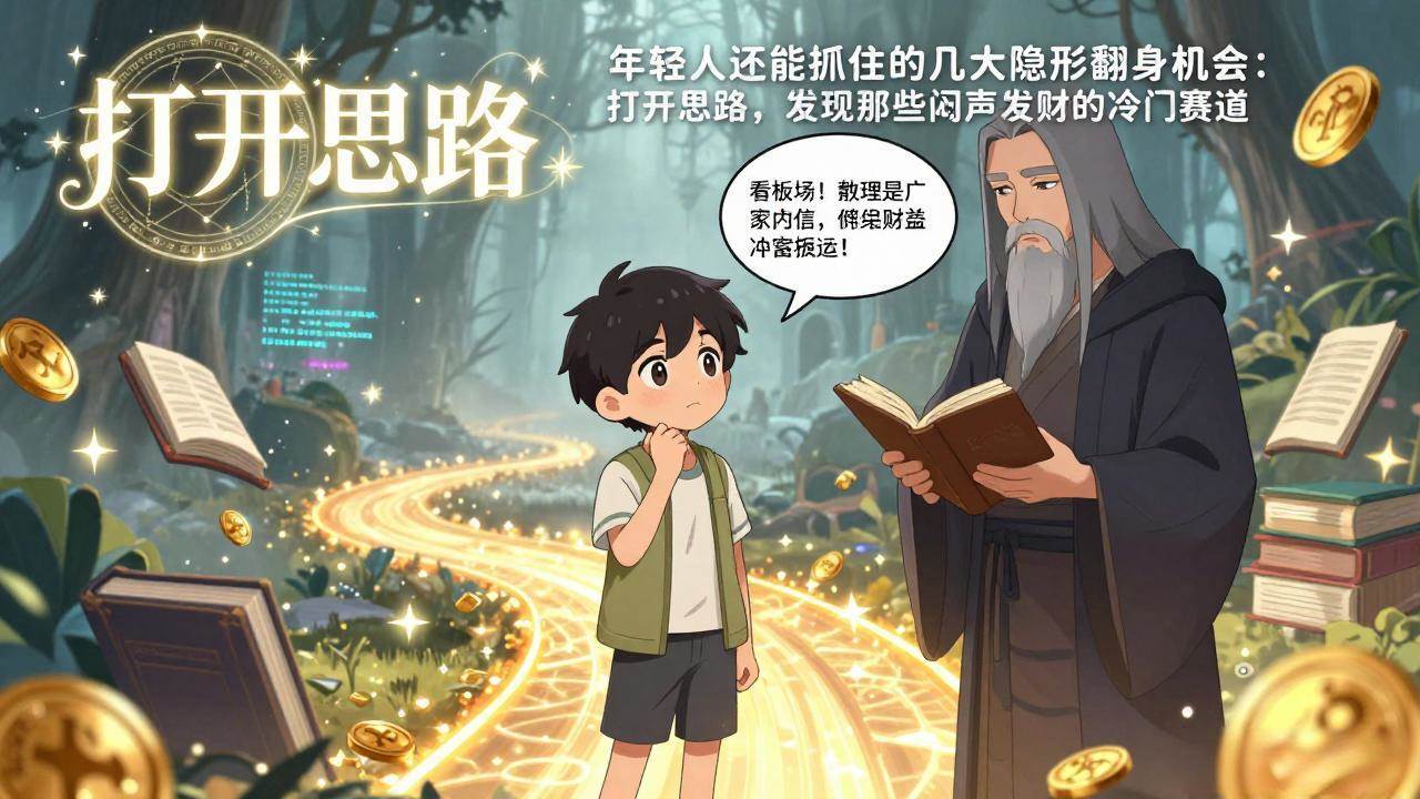 （17471期）付费文1+2：年轻人还能抓住的几大隐形翻身机会：打开思路，发现那些闷声发财的冷门赛道-易工具