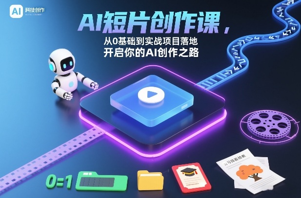 AI短片创作课，从0基础到实战项目落地，开启你的AI创作之路-易工具
