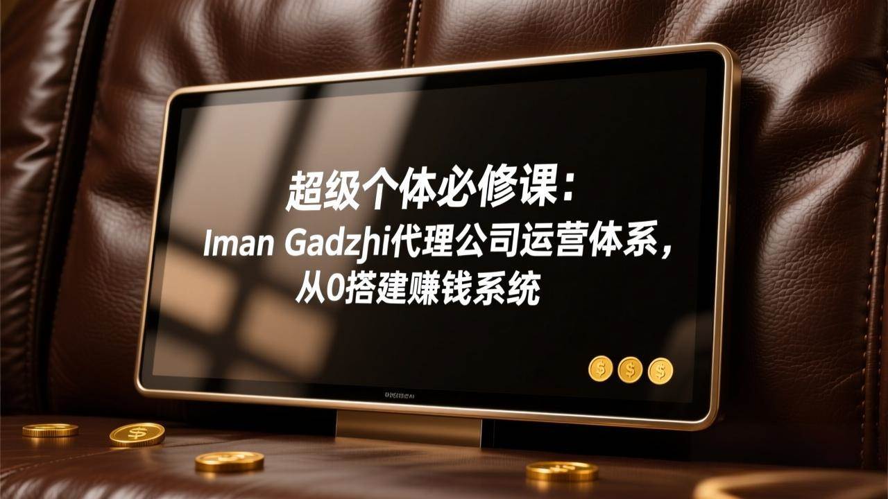 （17525期）超级个体必修课：Iman Gadzhi代理公司运营体系，从0搭建赚钱系统-易工具