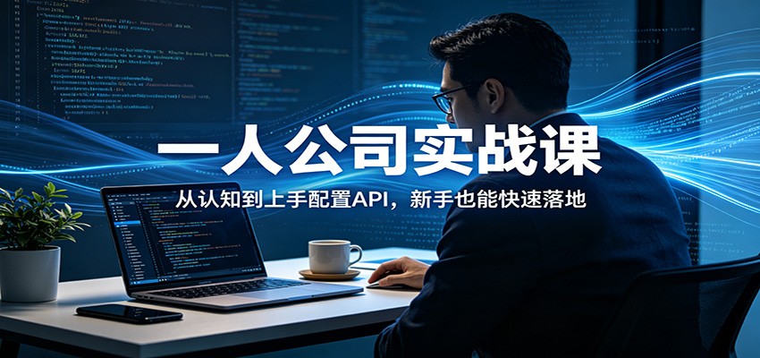 一人公司实战课：从认知到上手配置API，新手也能快速落地-易工具