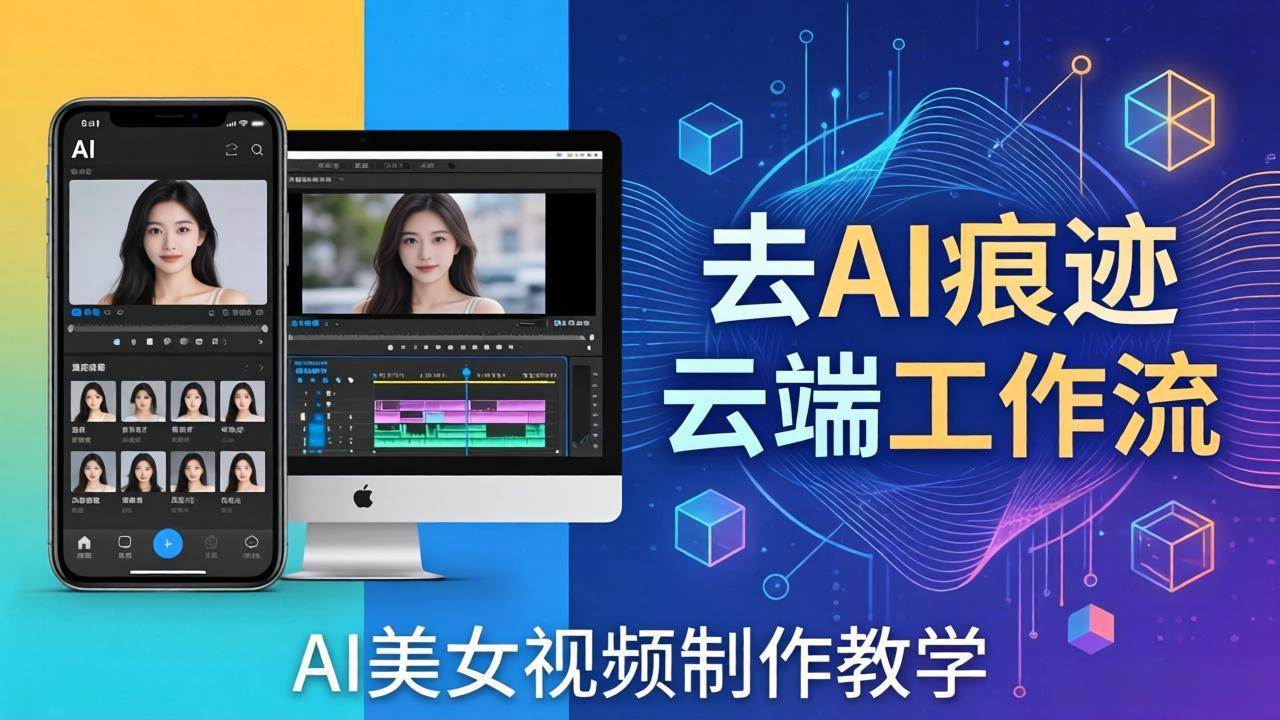 （17928期）AI美女视频制作教学：去AI痕迹，云端工作流出图，手机电脑均可，不需要配置-易工具