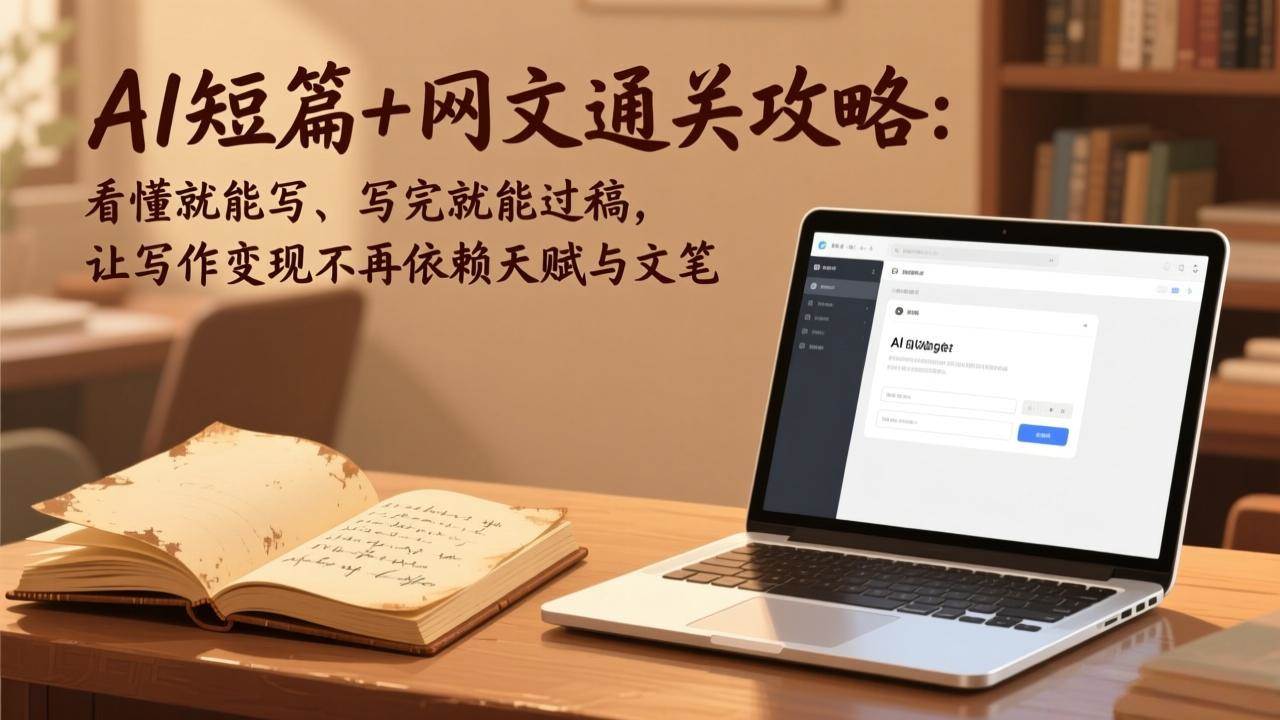 （17515期）AI短篇+网文通关攻略：看懂就能写、写完就能过稿，让写作变现不再依赖天赋与文笔-易工具