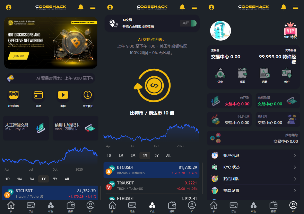 图片[1]-AI 量化投资 + 区块链理财交易所源码（海外版）-易工具
