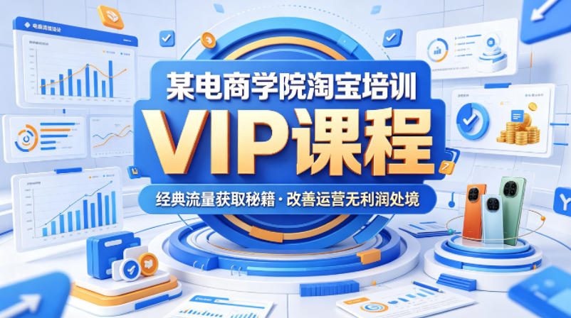 某电商学院淘宝培训VIP课程,各种经典有用的流量获取秘籍,改善运营产品没利润的处境(2026年6月)-易工具