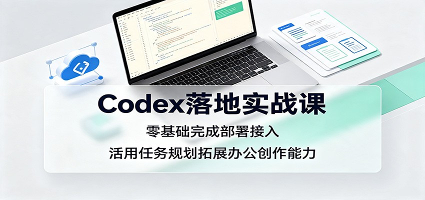 Codex落地实战课：零基础完成部署接入，活用任务规划拓展办公创作能力-易工具
