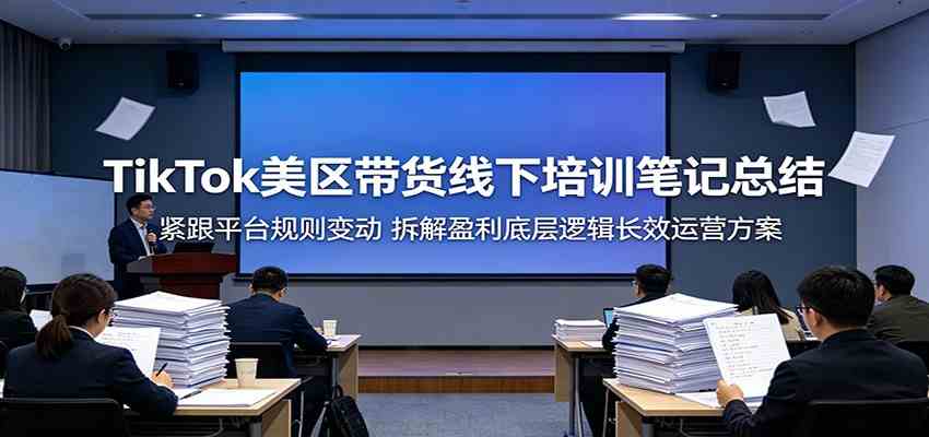 TikTok美区带货线下培训笔记总结：紧跟平台规则变动，拆解盈利底层逻辑长效运营方案-易工具