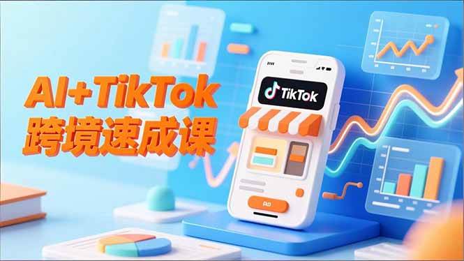 (16745期)AI+TikTok跨境速成课,智能翻译、店铺定位、流程拆解,7天高效上线运营-易工具