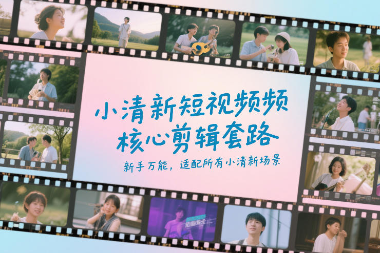 小清新短视频核心剪辑套路,新手万能,适配所有小清新场景-易工具