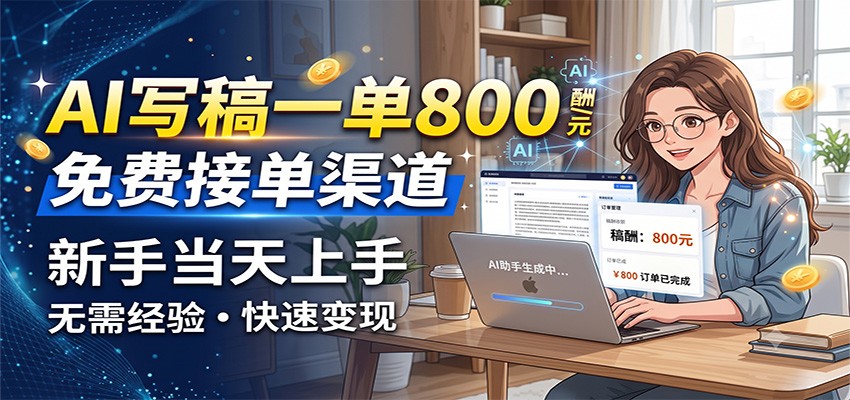AI写稿一单800,免费接单渠道,一单一结几十到上千,新手当天上手-易工具