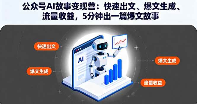 图片[1]-（16201期）公众号AI故事变现营：快速出文、爆文生成、流量收益，5分钟出一篇爆文故事-易工具