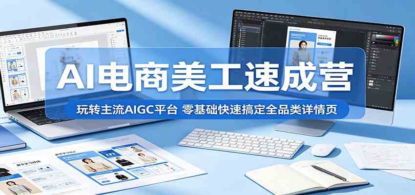 AI电商美工速成营:玩转主流AIGC平台,零基础快速搞定全品类详情页-易工具