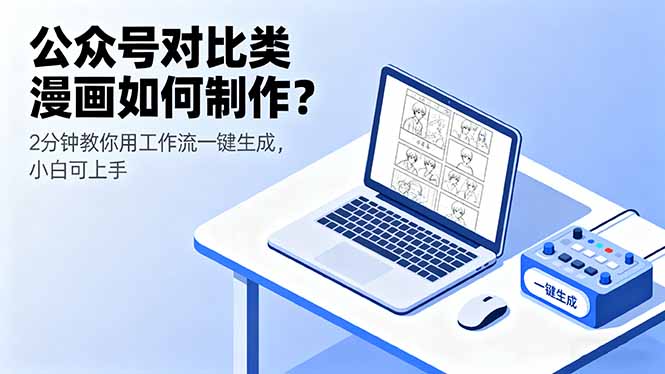 图片[1]-（16059期）公众号对比类漫画如何制作？2分钟教你用工作流一键生成，小白可上手-易工具
