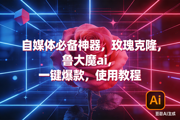 （17285期）玫瑰克隆神器，ai鲁大魔，自媒体必备工具，一键爆款神器，详细教程。-易工具