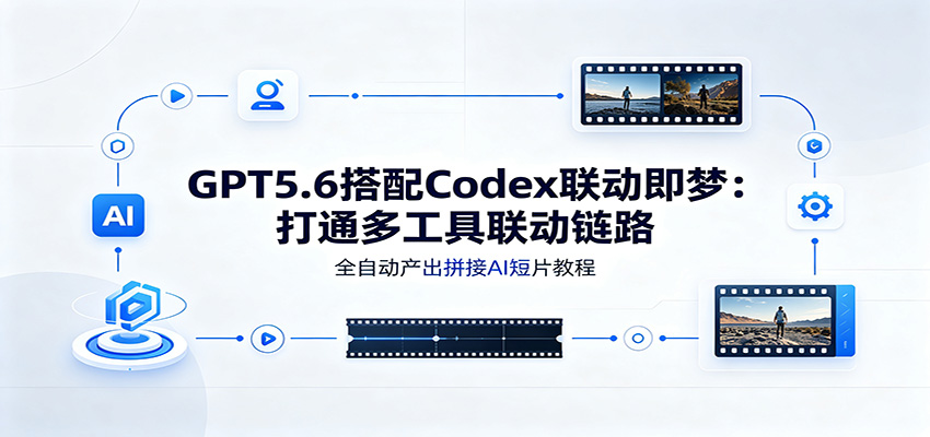 GPT5.6搭配Codex联动即梦:打通多工具联动链路,全自动产出拼接AI短片教程-易工具