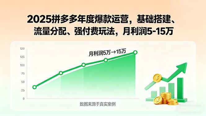 图片[1]-（15973期）2025拼多多年度爆款运营，基础搭建、流量分配、强付费玩法，月利润5-15万-易工具
