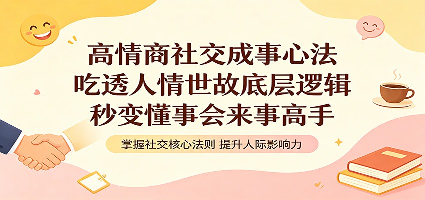 高情商社交成事心法：吃透人情世故底层逻辑，秒变懂事会来事高手-易工具