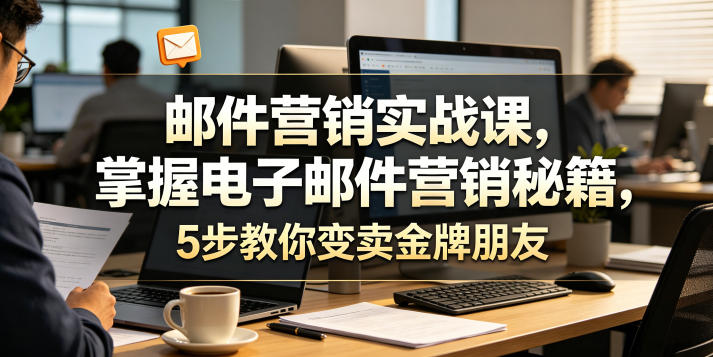 邮件营销实战课，掌握电子邮件营销秘籍，5步教你变卖金牌朋友【原创双语字幕】-易工具