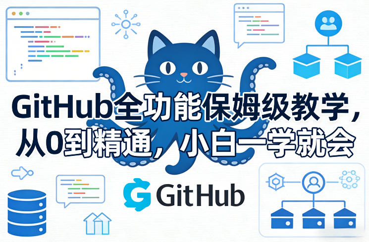 GitHub全功能保姆级教学，从0到精通，小白一学就会-易工具