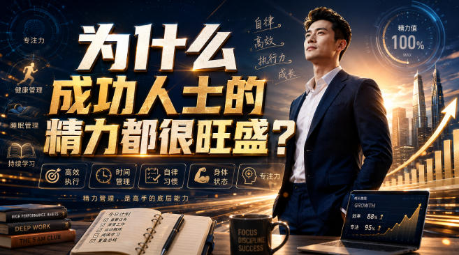 付费文章：为什么成功人士的精力都很旺盛？-易工具