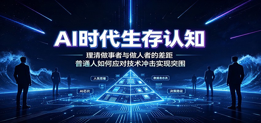 AI时代生存认知:理清做事者与做人者的差距,普通人如何应对技术冲击实现突围-易工具