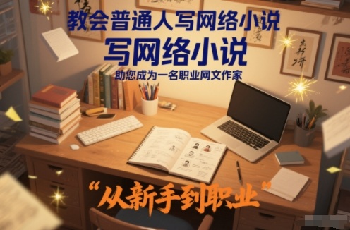 教会普通人写网络小说，助您成为一名职业网文作家-易工具