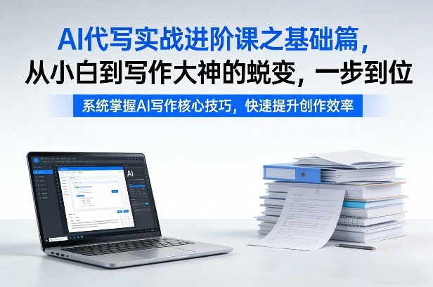 AI代写实战进阶课之基础篇，从小白到写作大神的蜕变，一步到位【揭秘】-易工具