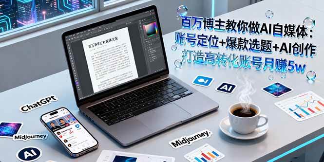 图片[1]-（16131期）百万博主教你做AI自媒体：账号定位+爆款选题+AI创作 打造高转化账号月赚5w-易工具