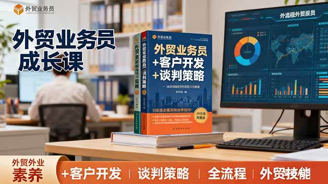 图片[1]-（16250期）外贸业务员成长课：职业素养+客户开发+谈判策略、掌握全流程外贸技能-易工具